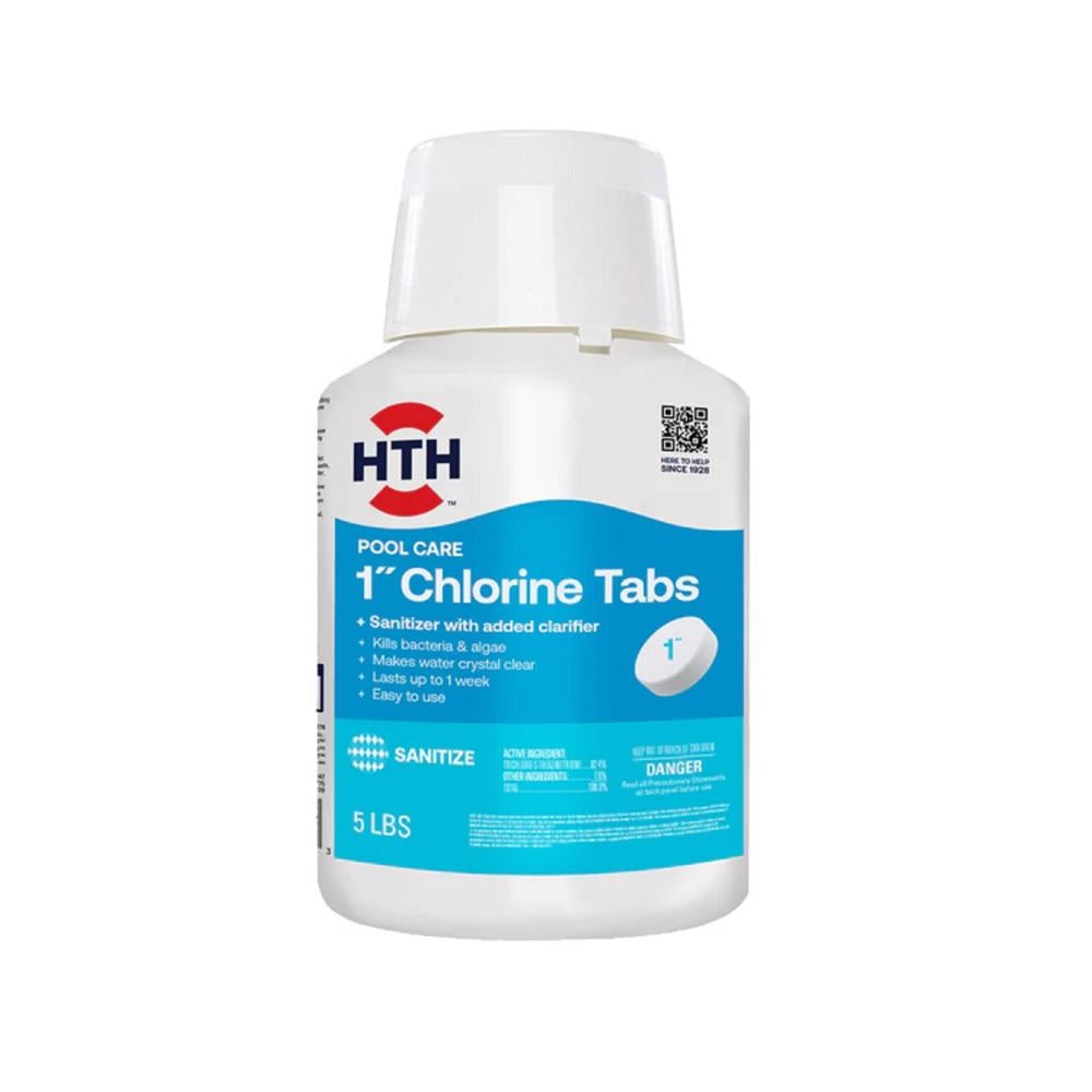 HTH 42047 Chlorinating Tablets, 5 Lbs