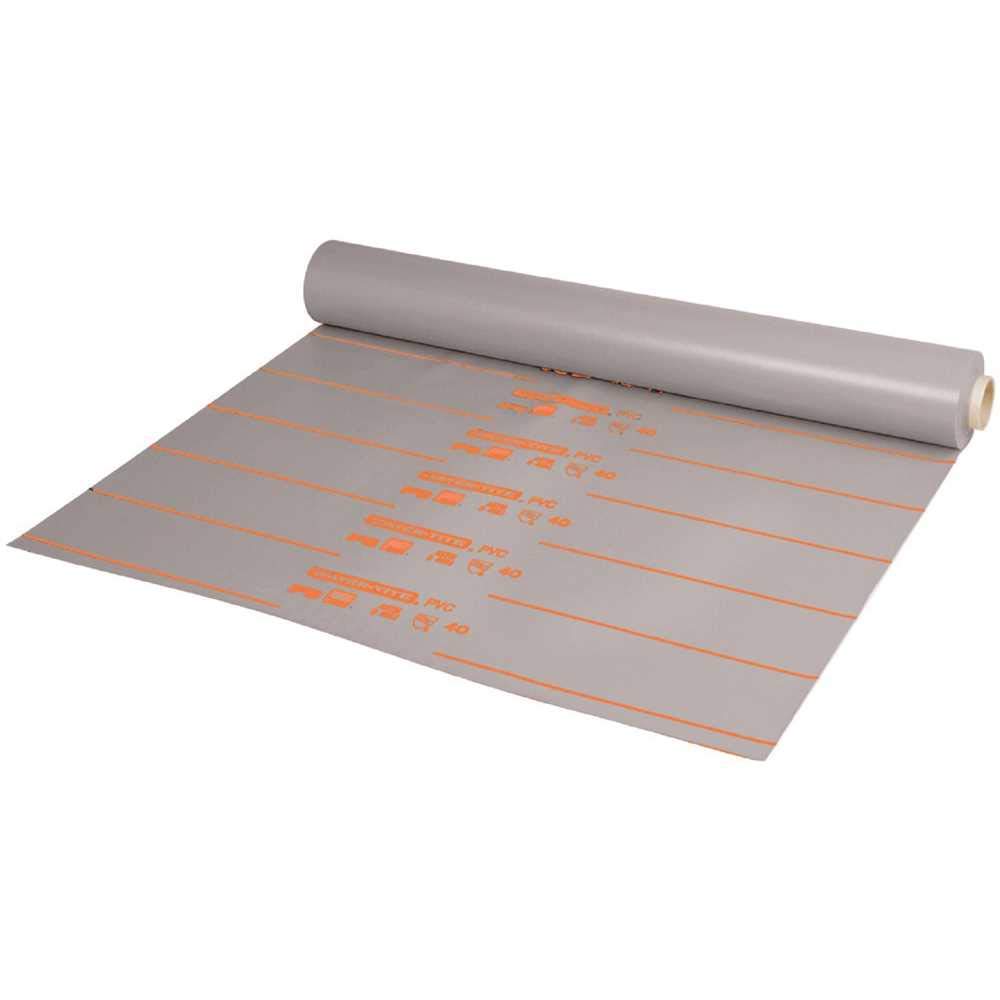 IPS Corporation 6 ft. x 6 ft. Gray PVC Shower Pan Liner, 40 Mil