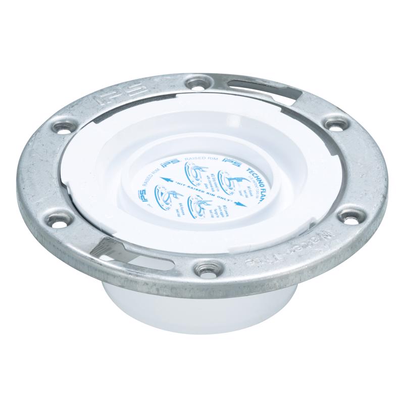 IPS Toilet Flange 3 or 4" PVC