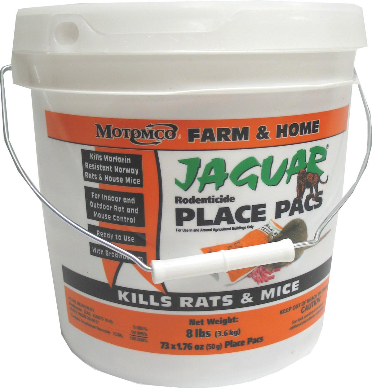 Jaguar Rodenticide Place Pacs, 73 Count