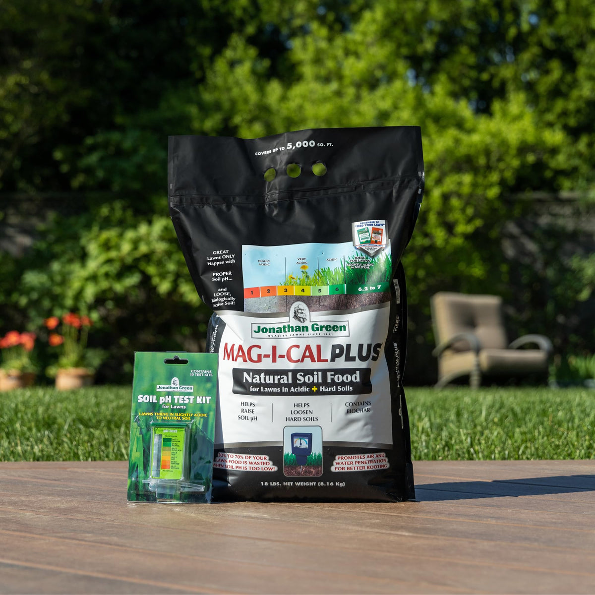 Jonathan Green Mag-I-Cal Plus Soil Food for Acidic & Hard Soil, 15,000 Sq. Ft.