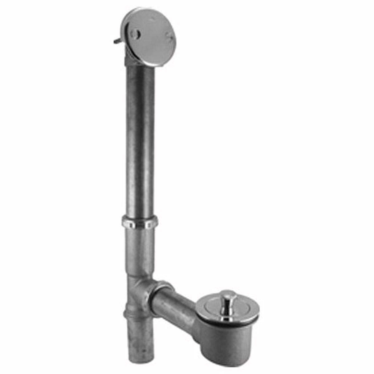 Keeney Lift & Turn Bath Drain Assembly, 1-1/2 In., Polished Chrome