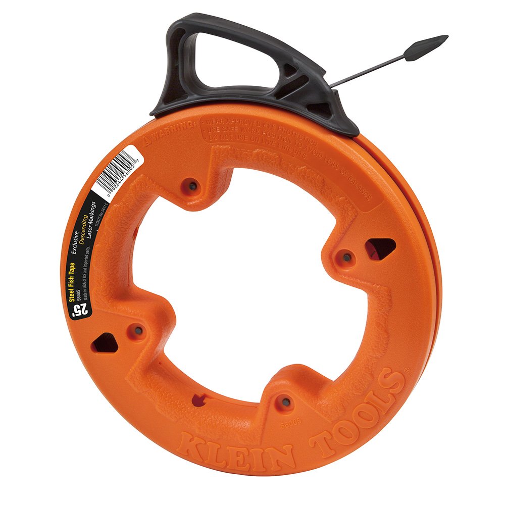 Klein Tools Fish Tape, 25 ft. Steel