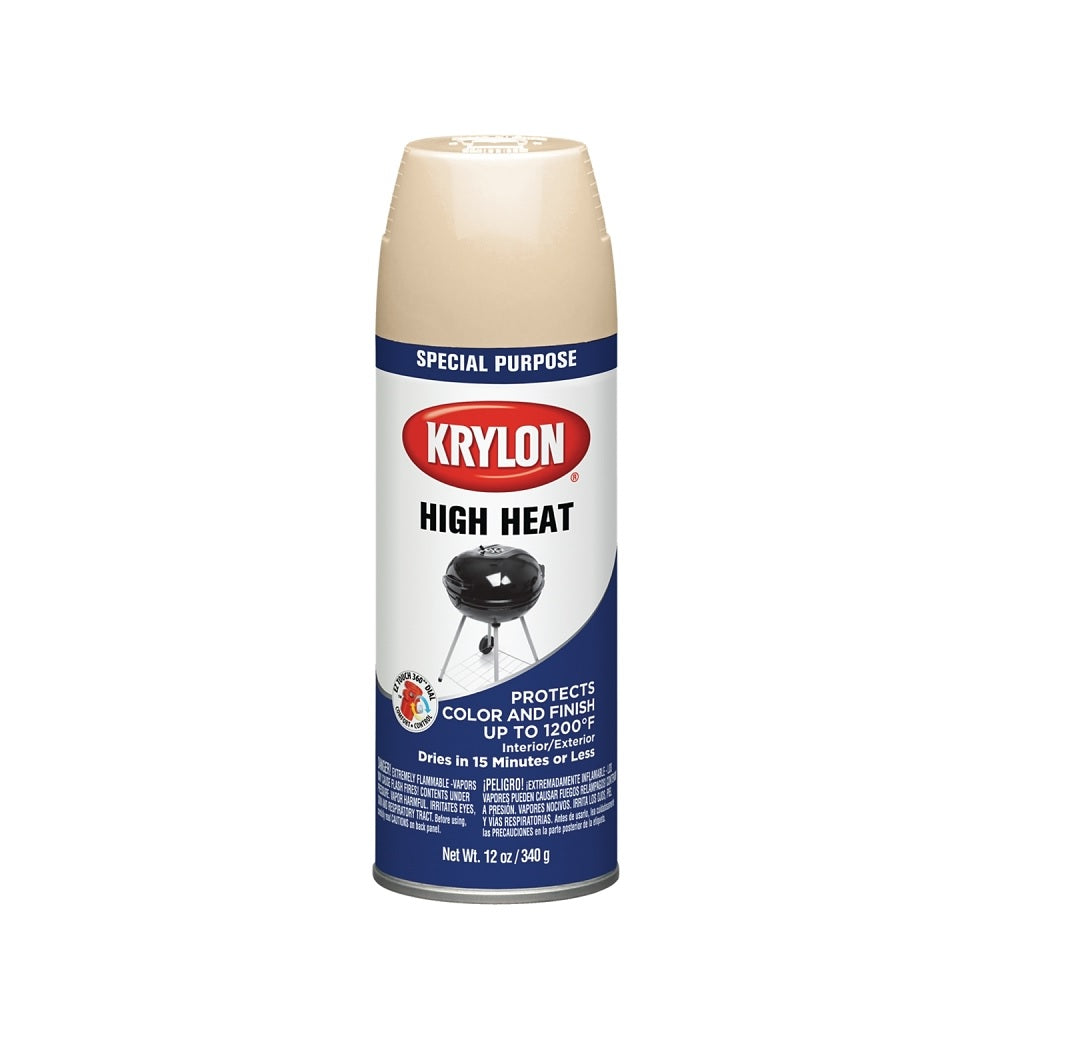 Krylon K01408777 Spray Paint, Beige, 12 oz.