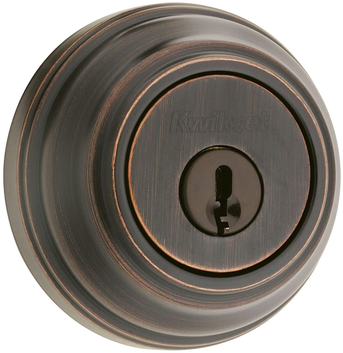Kwikset Signature Series Double Cylinder Deadbolt in Venetian Bronze
