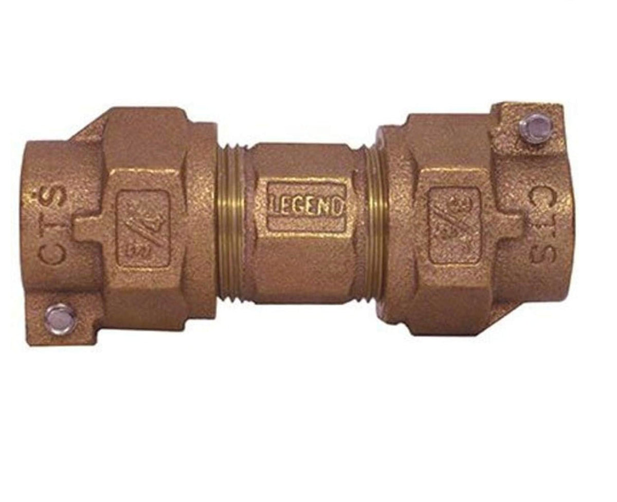 Legend Valve 3/4 in. CTS x Pack Joint No-Lead Bronze Water Service Union