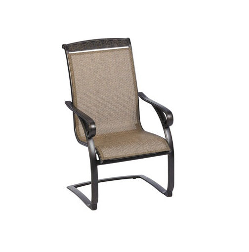 Living Accents ADH03219B01 Camden Spring Sling Chair With Cast Header