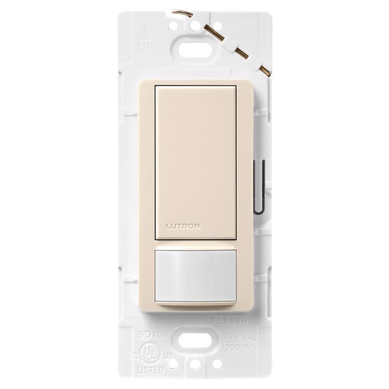 Lutron Maestro Large Room Occupancy Sensor Switch, Light Almond