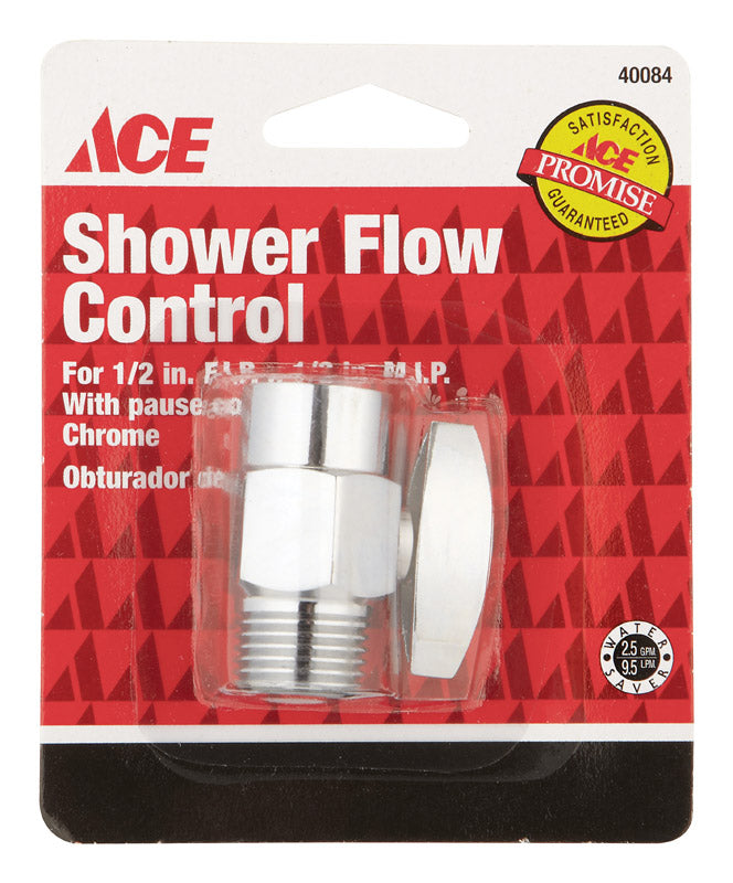Master Plumber Chrome Shower Flow Control