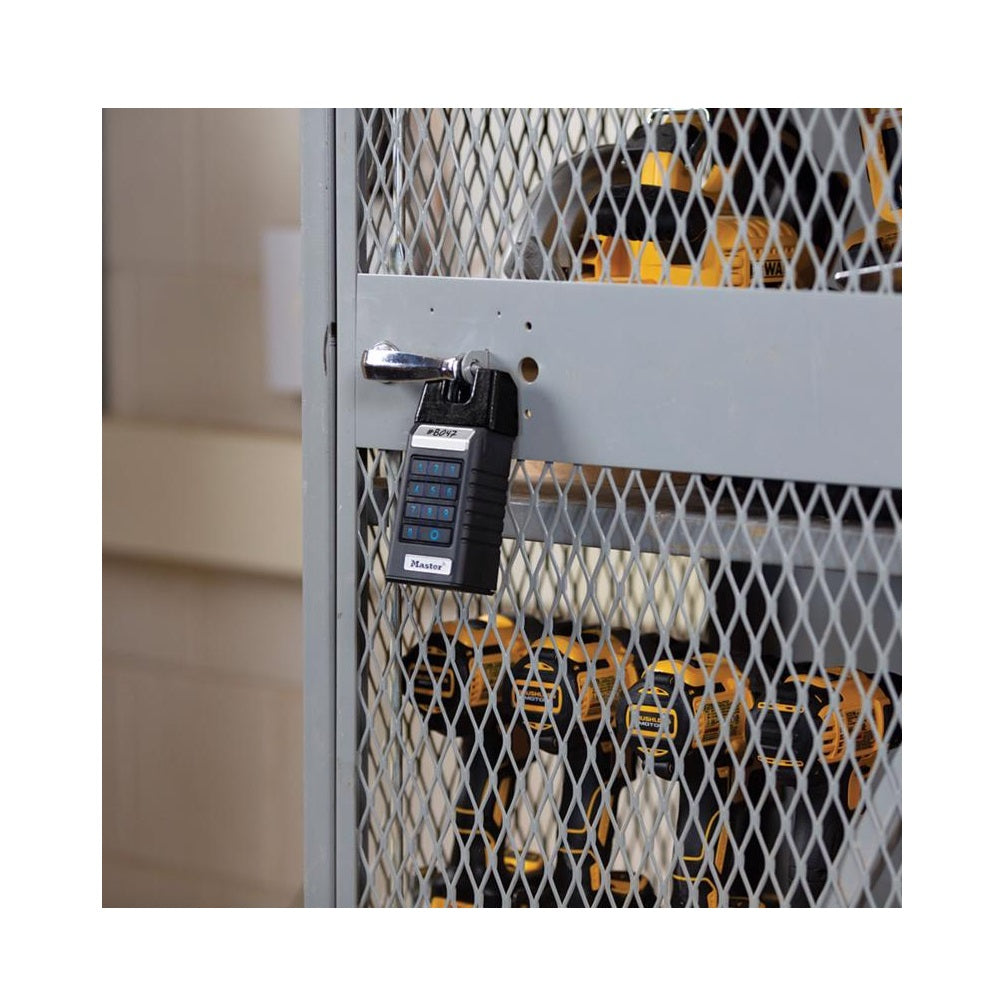 Master Lock ProSeries 5.43 in. H X 1.71 in. W X 2.43 in. L Metal Single Locking Bluetooth Shrouded P