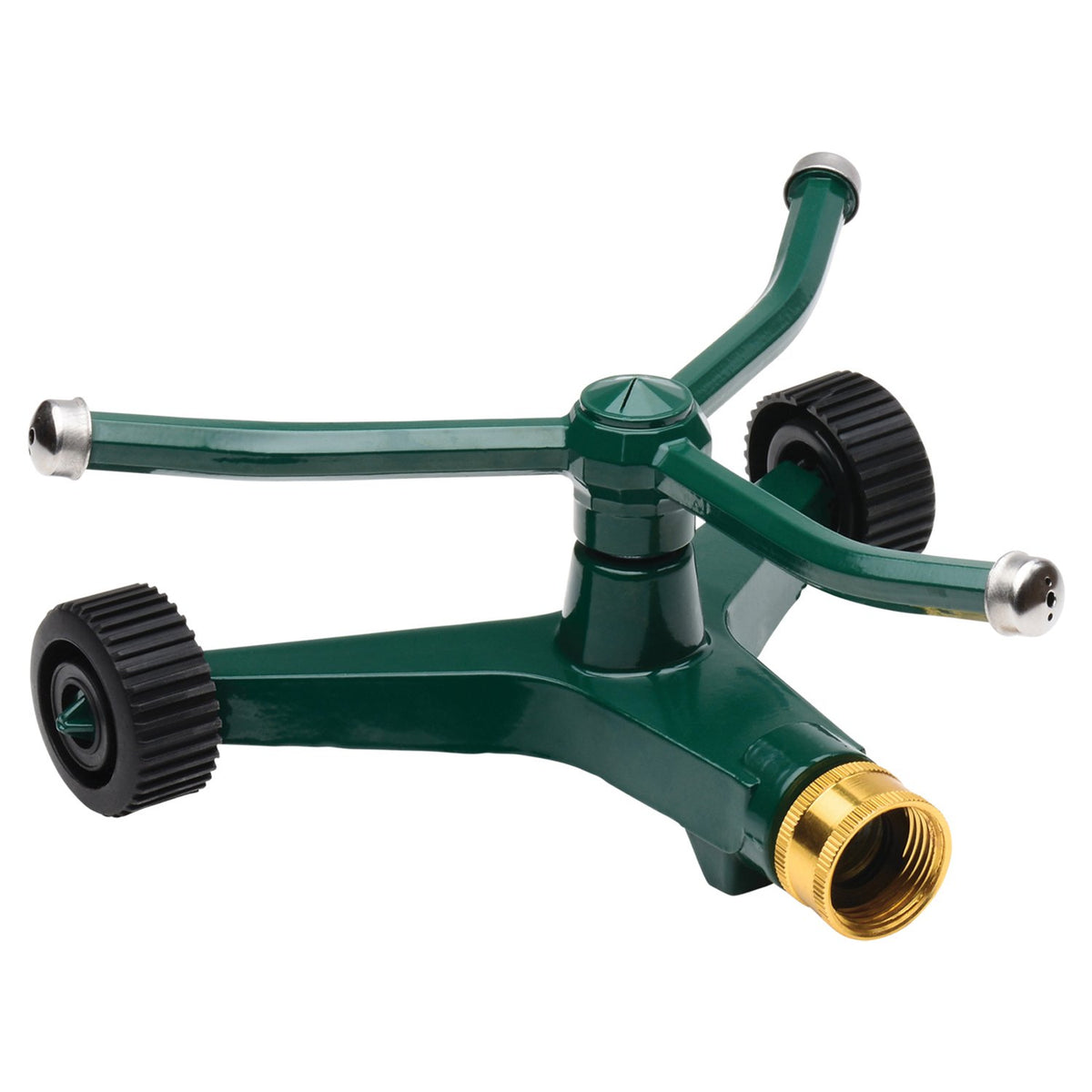 Melnor Metal Revolving Sprinkler with Wheeled Base, 45 ft