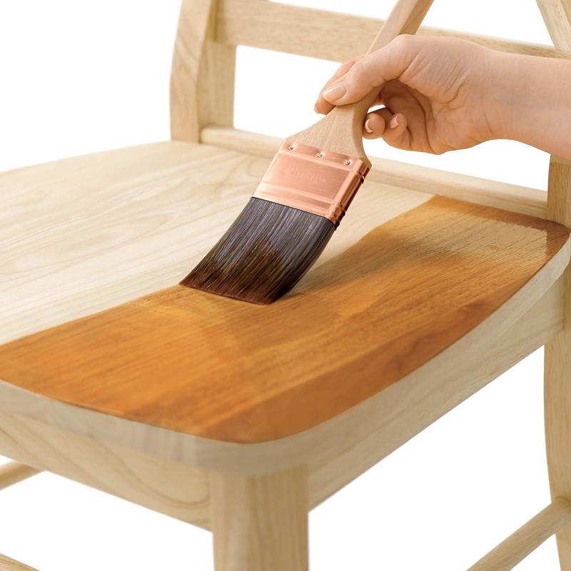 Minwax PolyShades Wood Stain & Polyurethane Finish, ½ Pint, Pecan, Satin