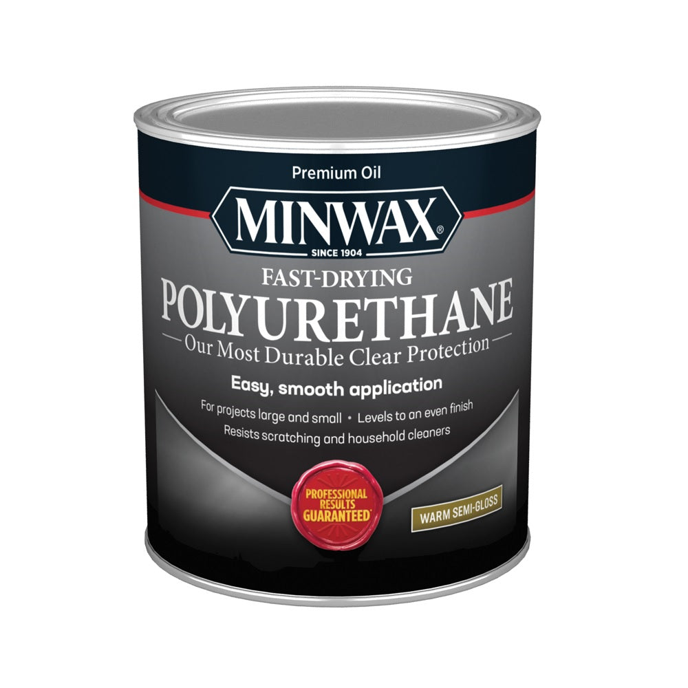 Minwax 63005444 Fast-Drying Polyurethane, 1 Quart