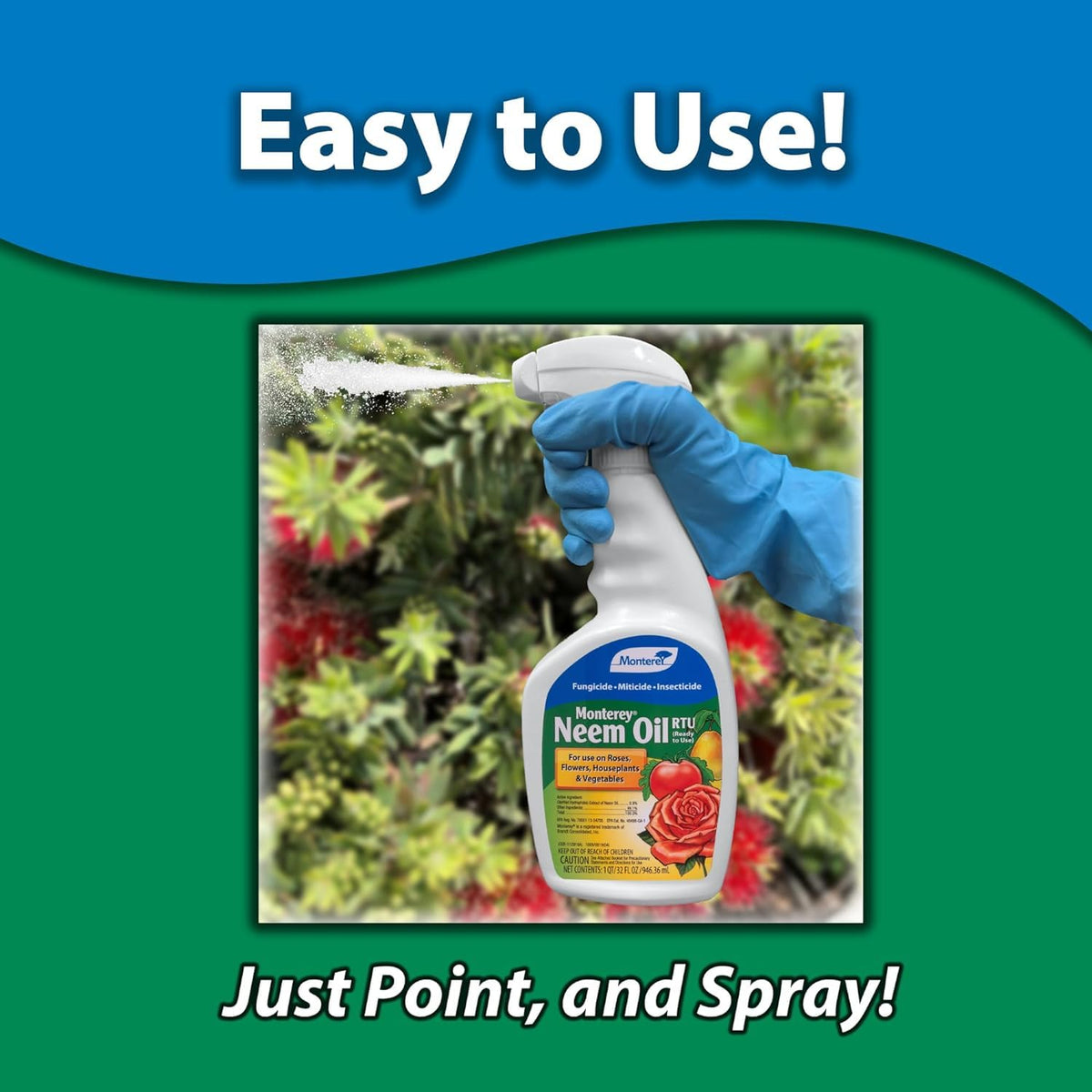 Monterey Neem Oil Ready-to-Use — Qt.