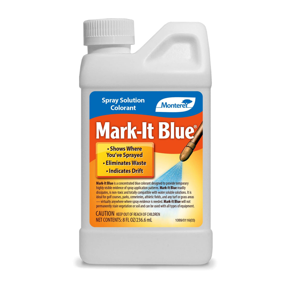 Monterey Mark-It Blue Spray Pattern Indicator, 8 oz