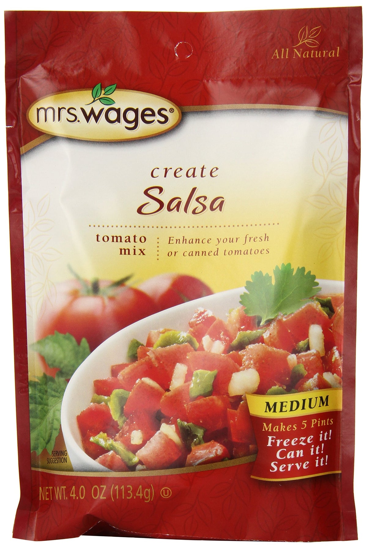 Mrs. Wages Salsa Mix Seasoning, 4 oz