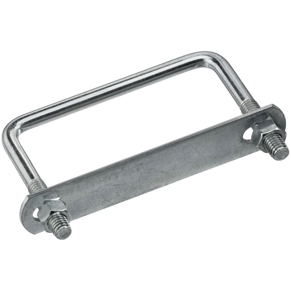 National Hardware Square U-Bolt, 3/8 in x 4 in x 3 in, Zinc Plated