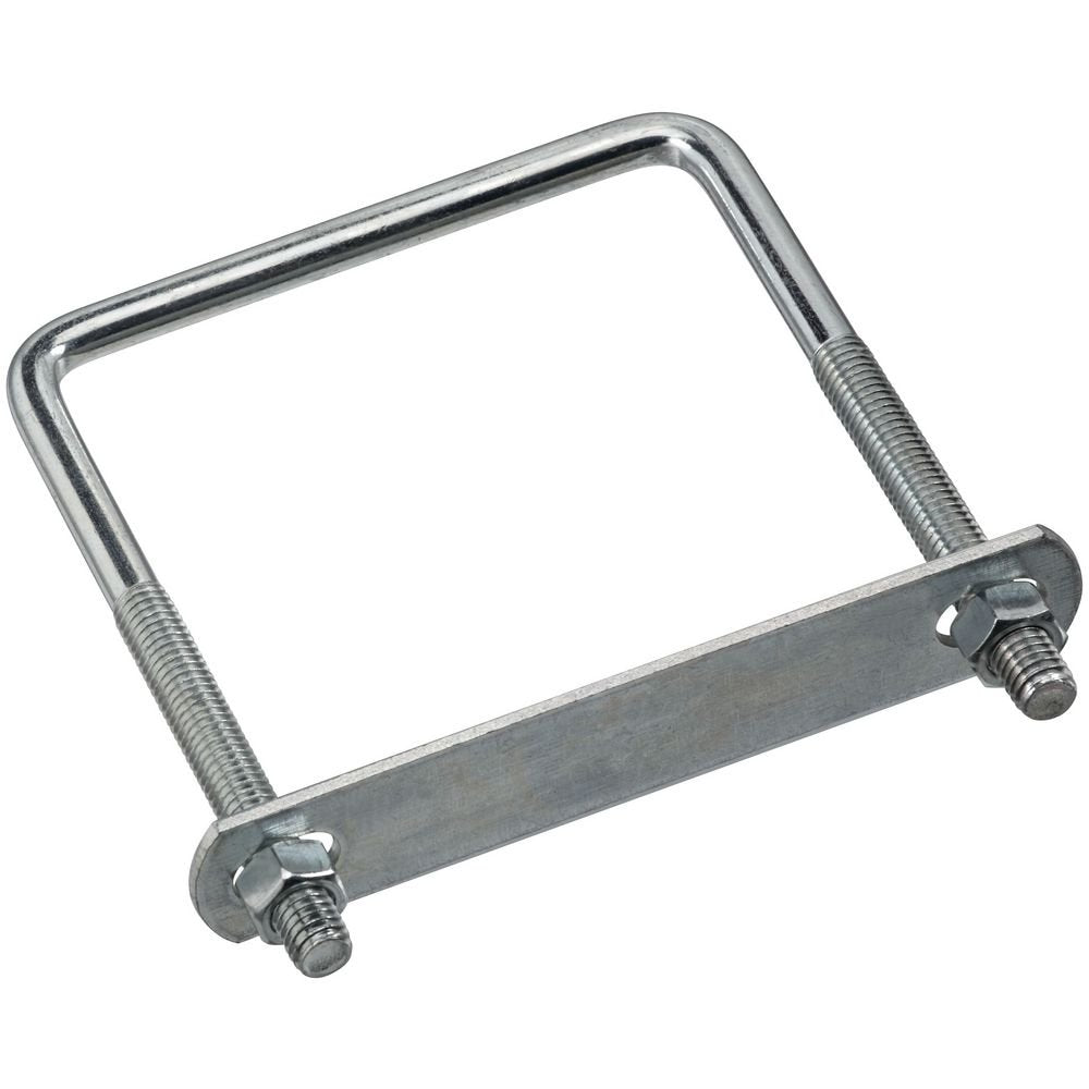 National Hardware 3/8" x 4" x 5" Square U-Bolt with Plate & Hex Nuts
