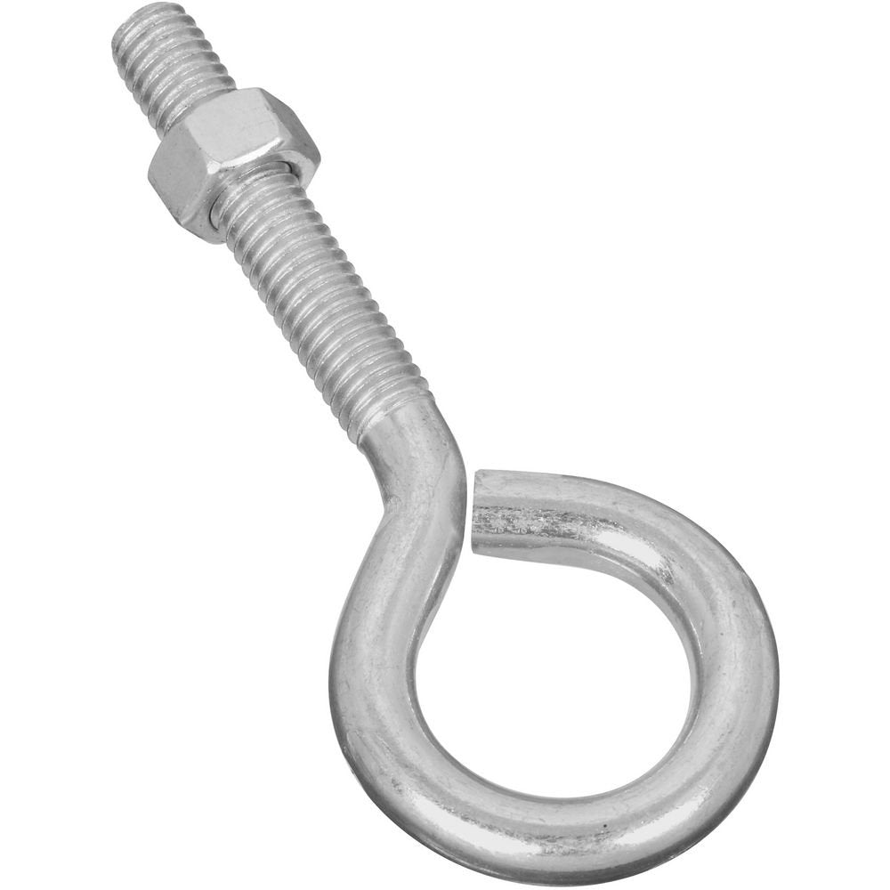 National Hardware Eye Bolt, Zinc Plated, 3/8" x 4"