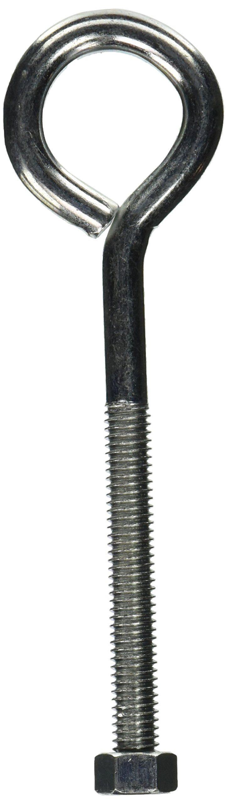 National Hardware Eye Bolt with Hex Nut, 3/8" x 6", Zinc Plated