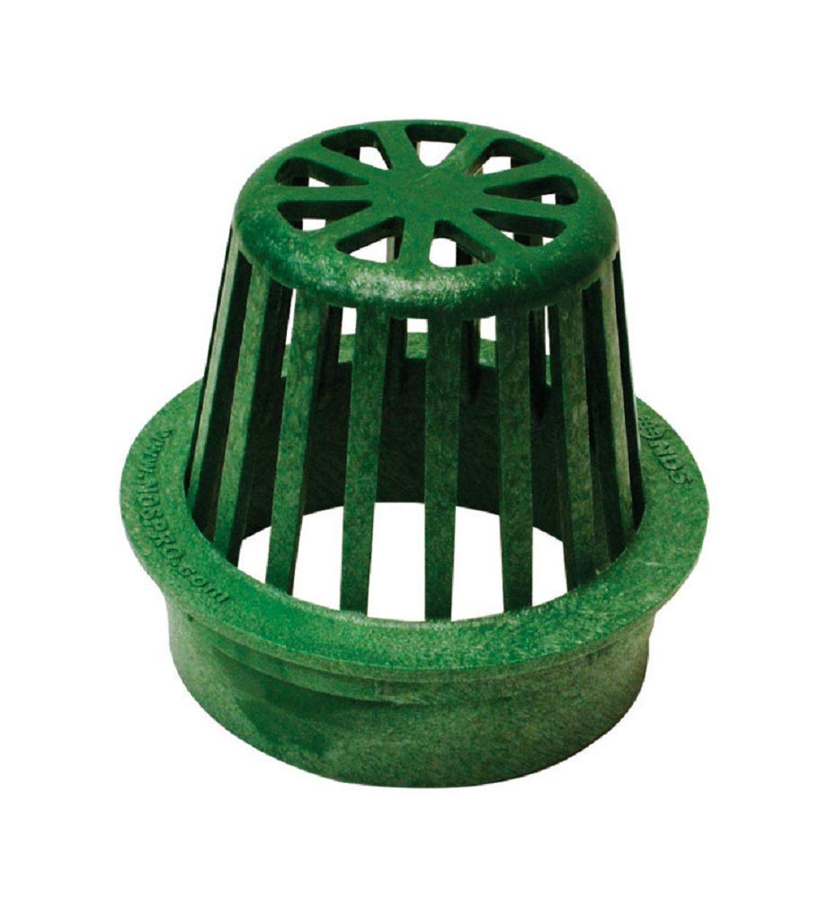 NDS 4 in. Green Flat Top Atrium Grate
