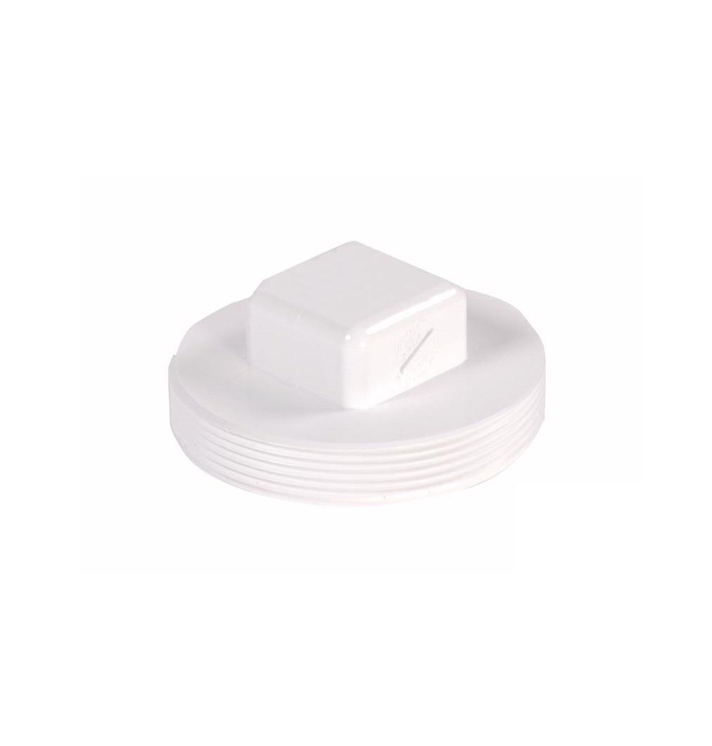 NDS 41P8 Plug, PVC, 4 inches