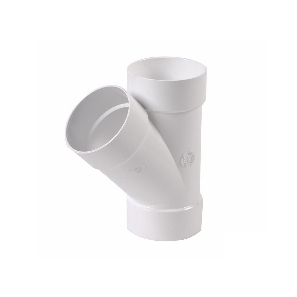 NDS 4P08 Schedule 35 Wye, PVC, White