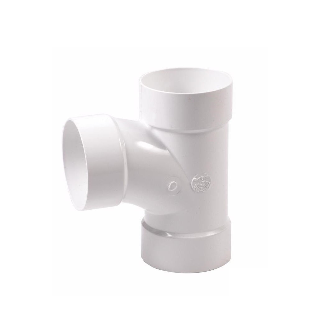 NDS 4P09 Sanitary Tee, PVC, 4 inches