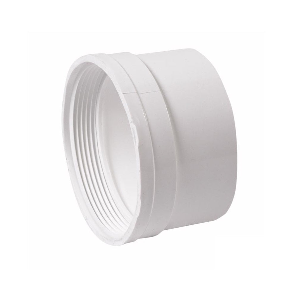 NDS 4P11 Schedule 35 Pipe Adapter, PVC, 4 inches