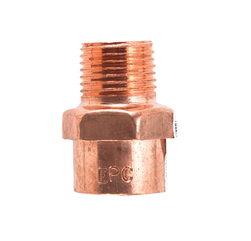 Nibco Streamline 3/4 in. x 1/2 in. Wrot Copper Male Adapter