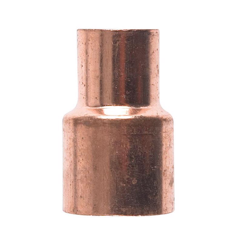 Nibco 3/4 x 1/2 In. Copper Reducing Coupling With Stop