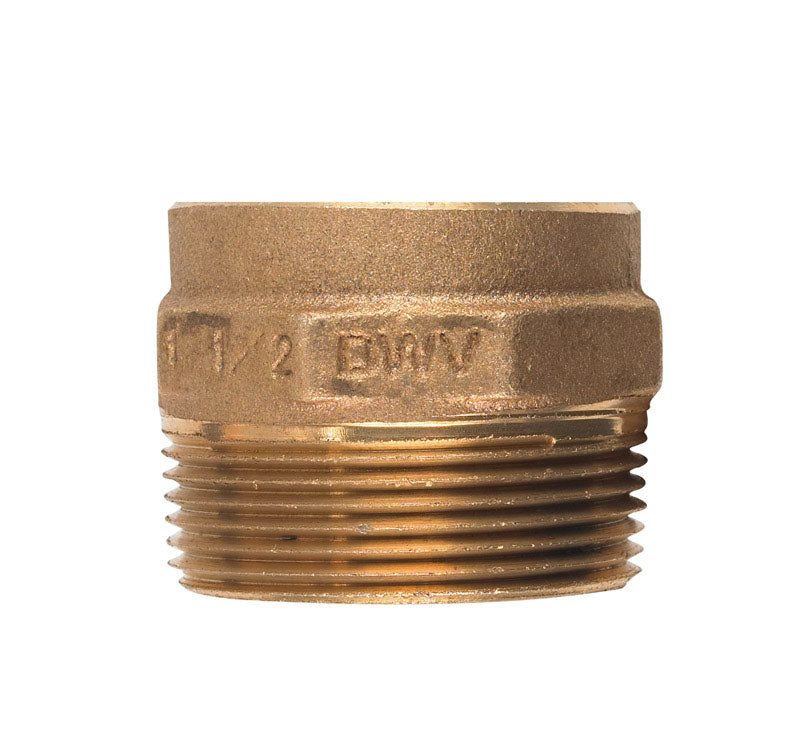 Nibco Streamline Cast Bronze DWV Male Adapter, 1-1/2 in.