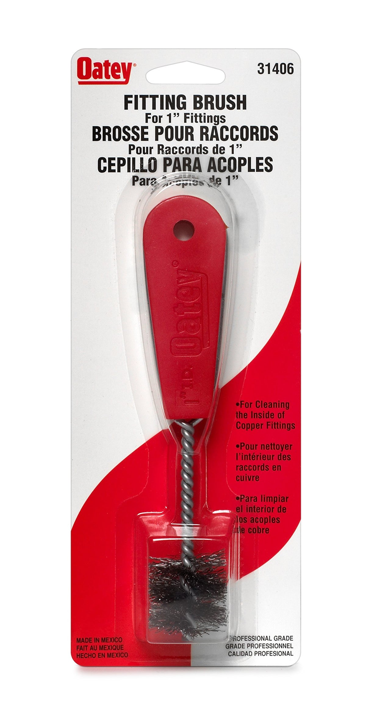 Oatey 1" Fitting Brush 31406
