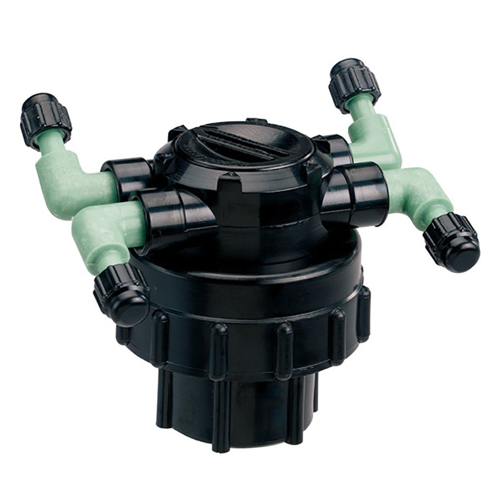 Orbit 4-Port Adjustable Drip Irrigation Manifold