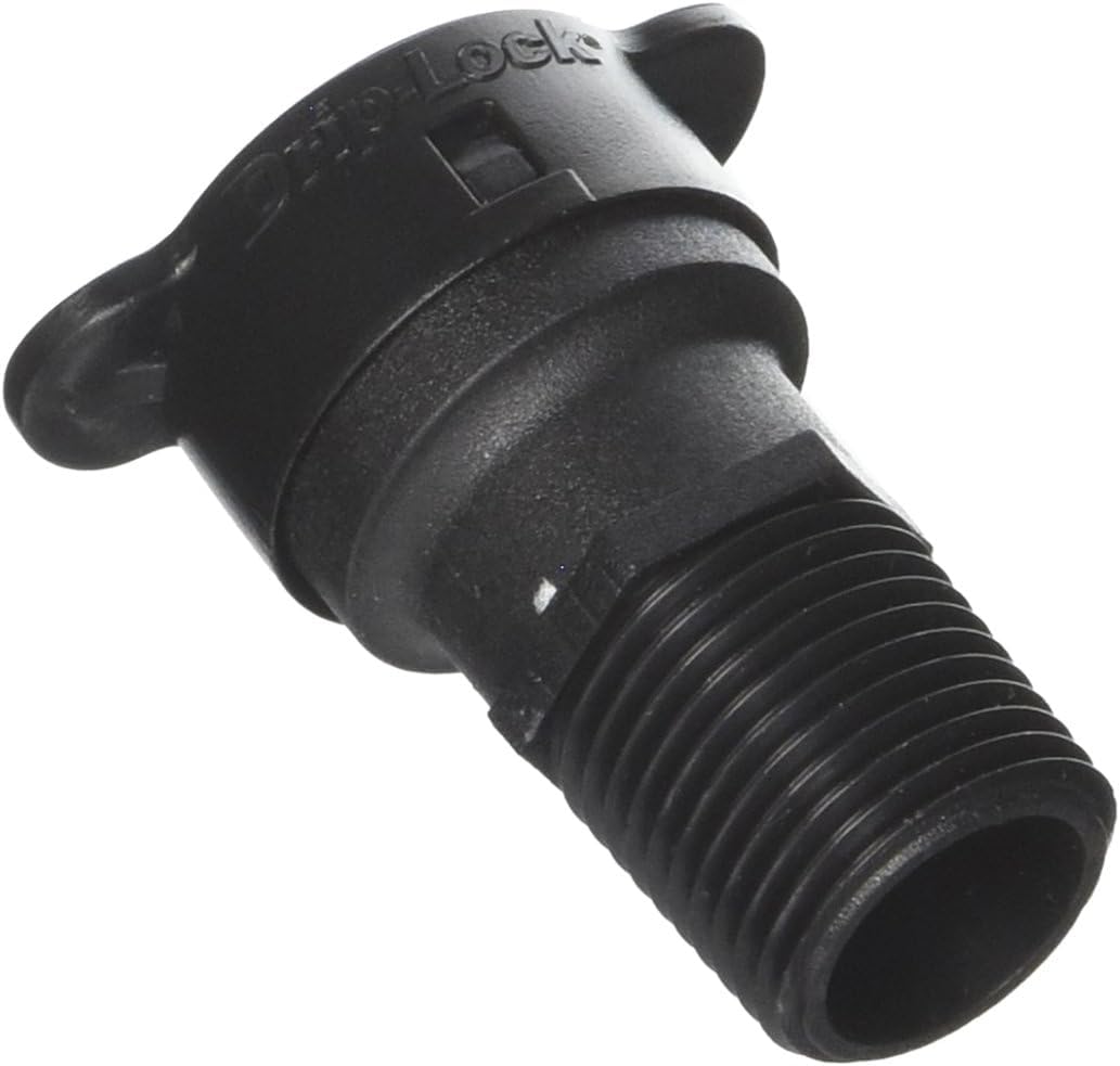 Orbit 1/2" MPT x 1/2" Drip-Lock Drip Irrigation Adapter