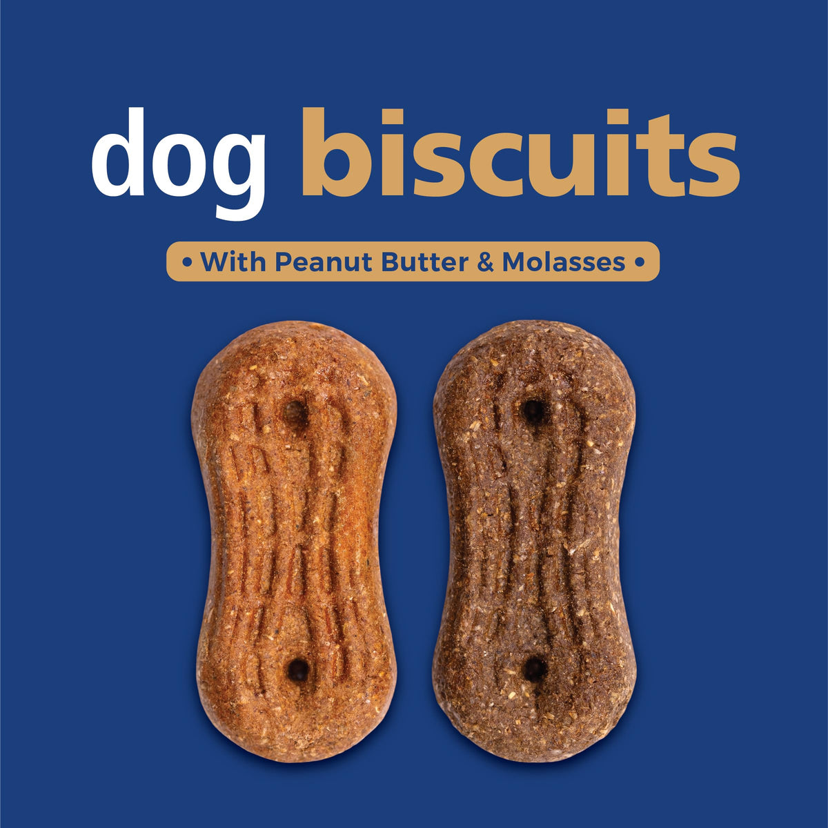 Pet Life Peanut Butter & Molasses Crunchy Dog Treats, 4 lb