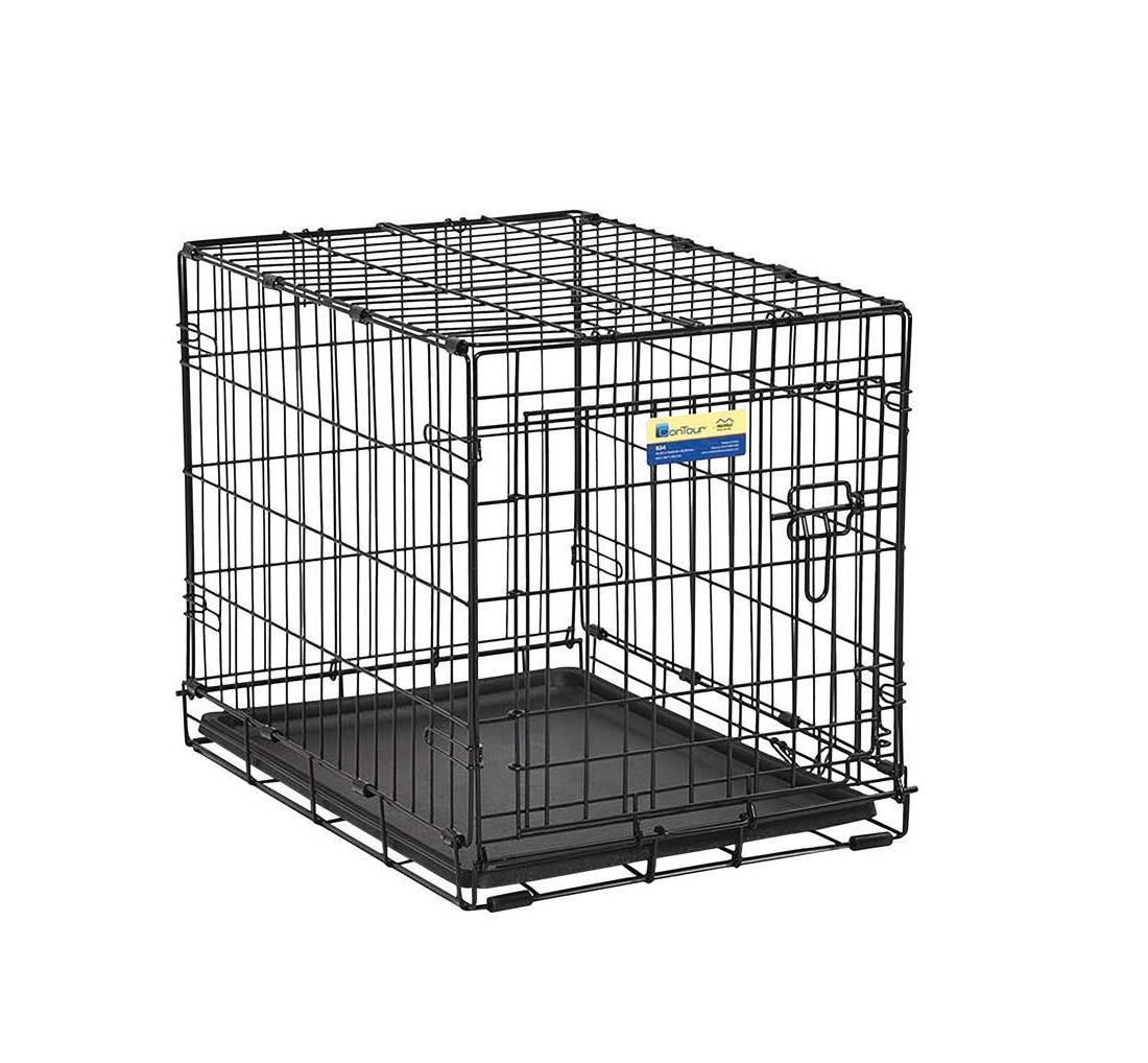 Pet Essentials 6110PG Dog Crate, Steel, Small