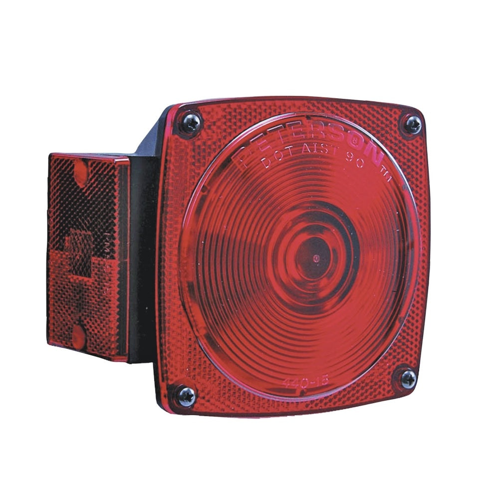 Peterson V440 Square 6-Functions Combination Tail Light, Red