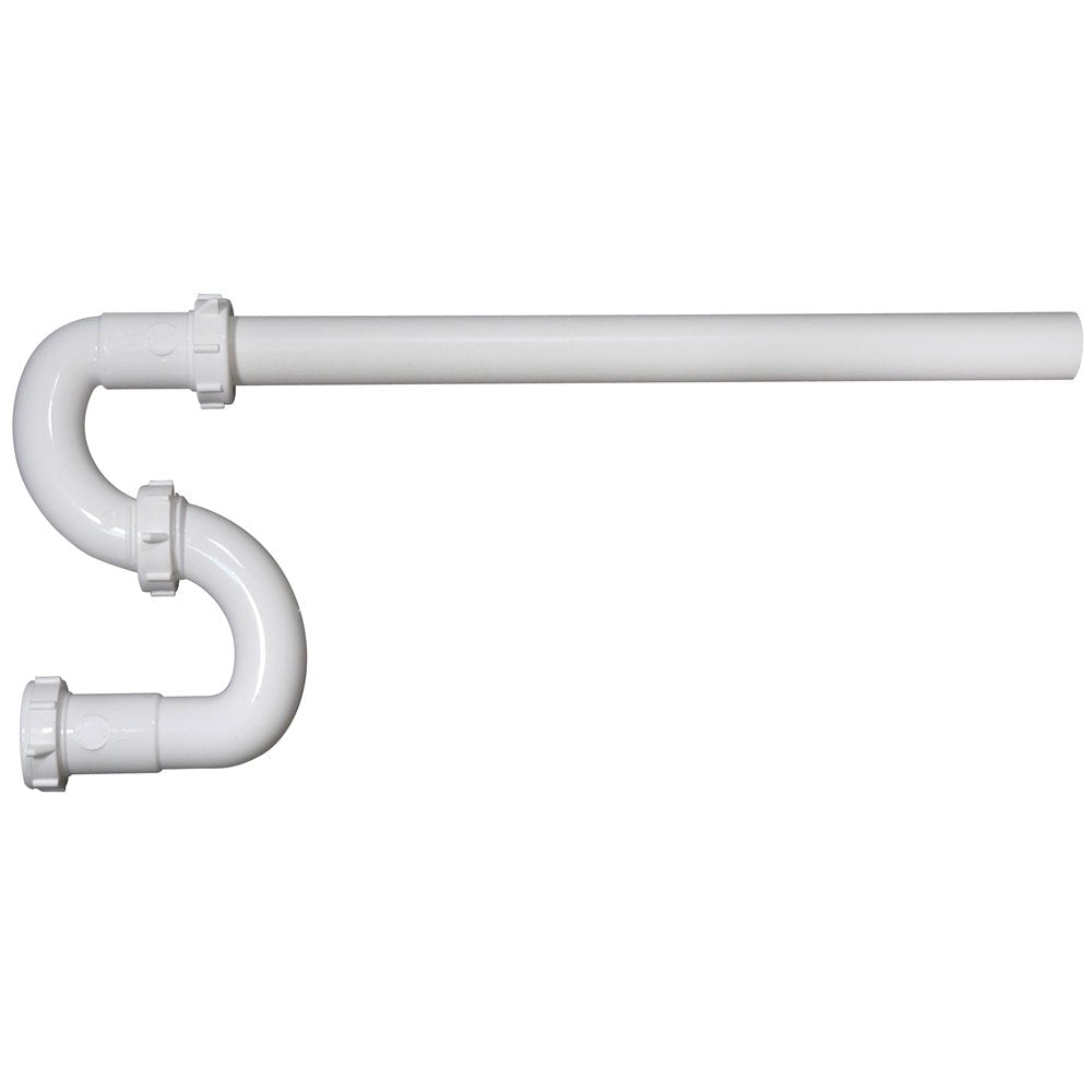 Plumb Pak S-Trap 1-1/2" OD Plastic Drain Trap, White