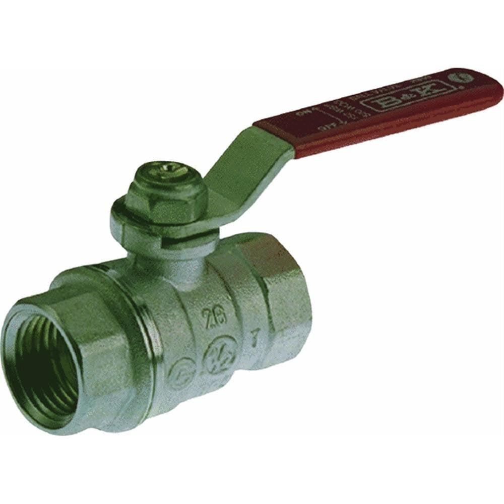 ProLine 1 in. Forged Brass Full Port Female Pipe Thread Ball Valve