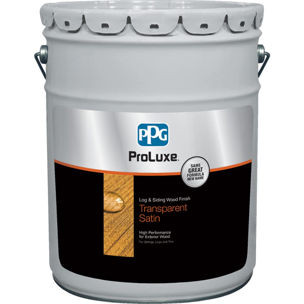 ProLuxe 5-Gallon Butternut Transparent Log & Siding Wood Finish Satin