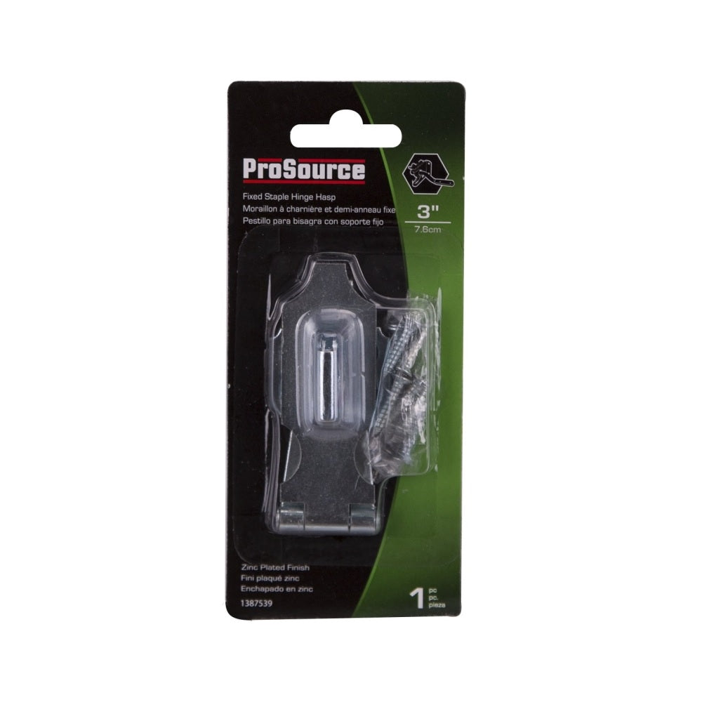 ProSource LR-133-BC3L-PS Safety Hasp, 3 Inch, Silver