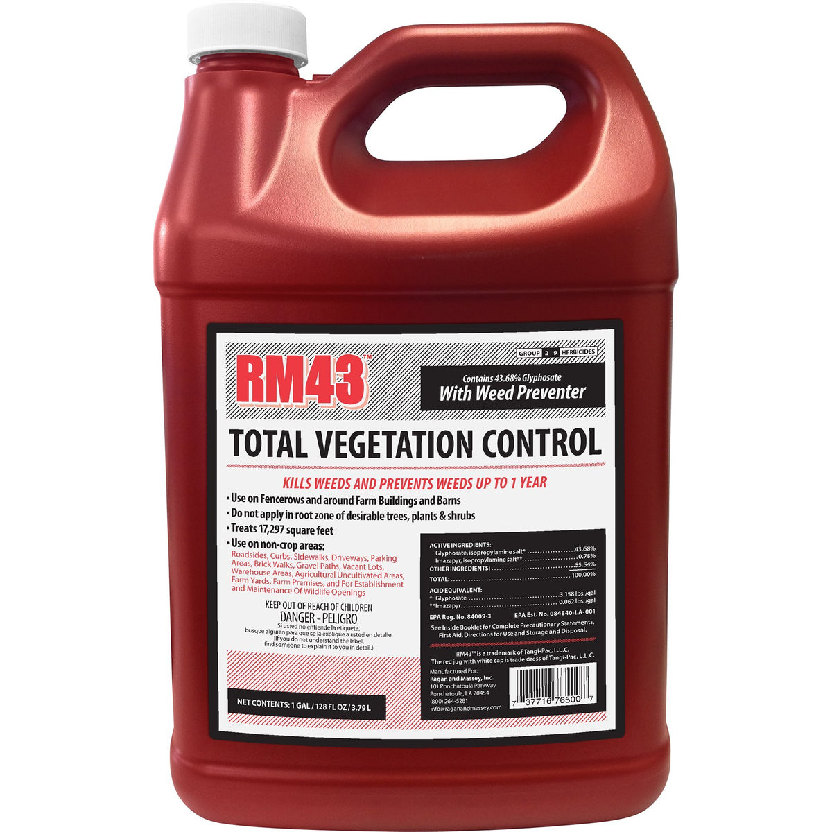 Ragan & Massey RM43 Total Vegetation Control Concentrate, 1 gal