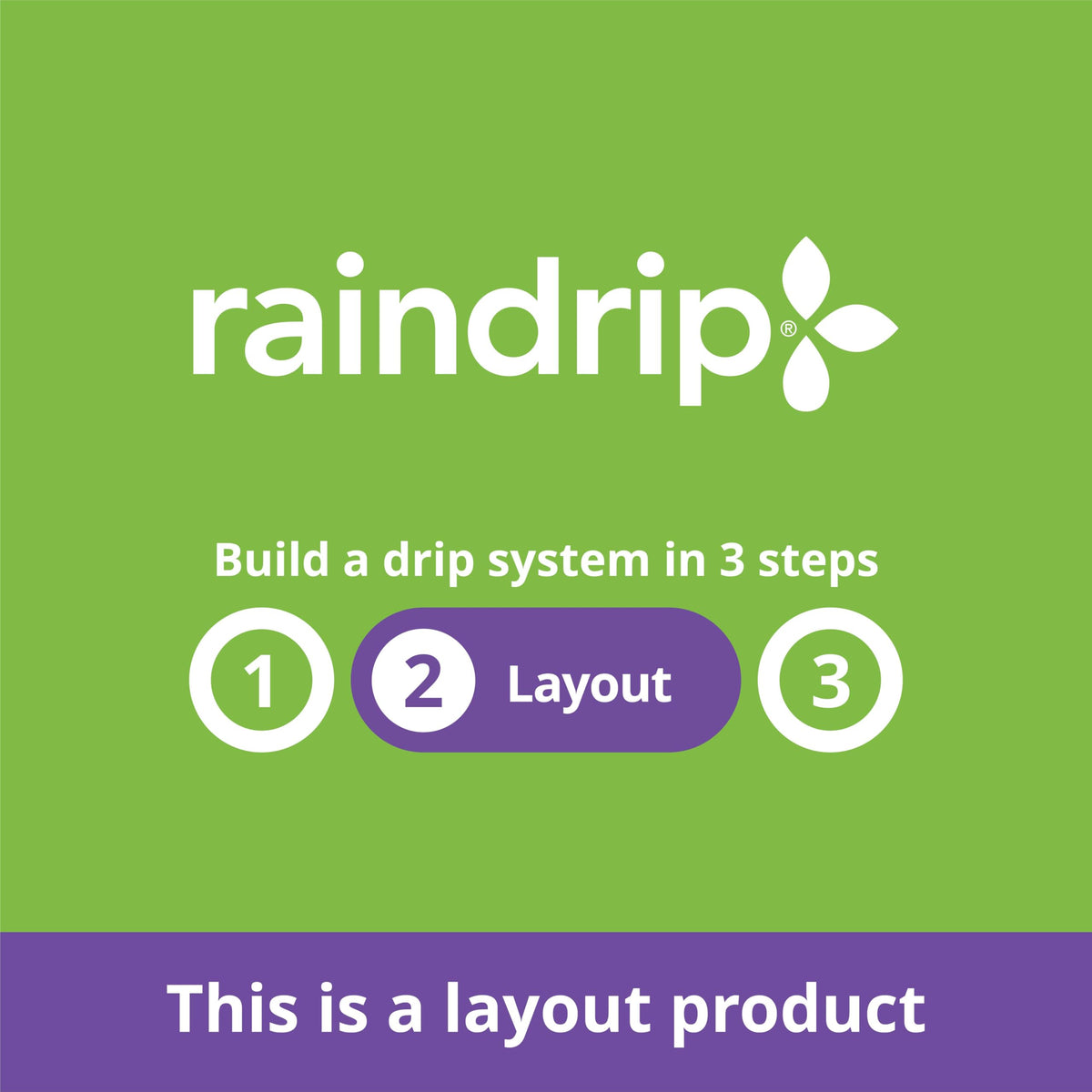Raindrip 1/4 In. x 50 Ft. White Polyethylene Drip Irrigation Supply Tubing