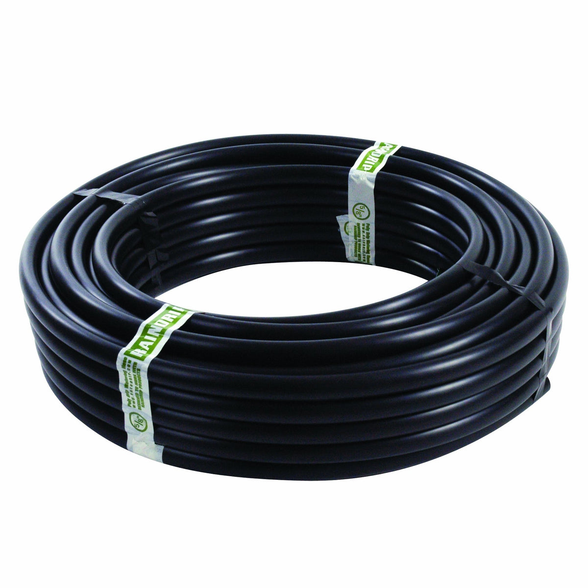 Raindrip 5/8 In. x 100 Ft. Black Poly Drip Watering Hose