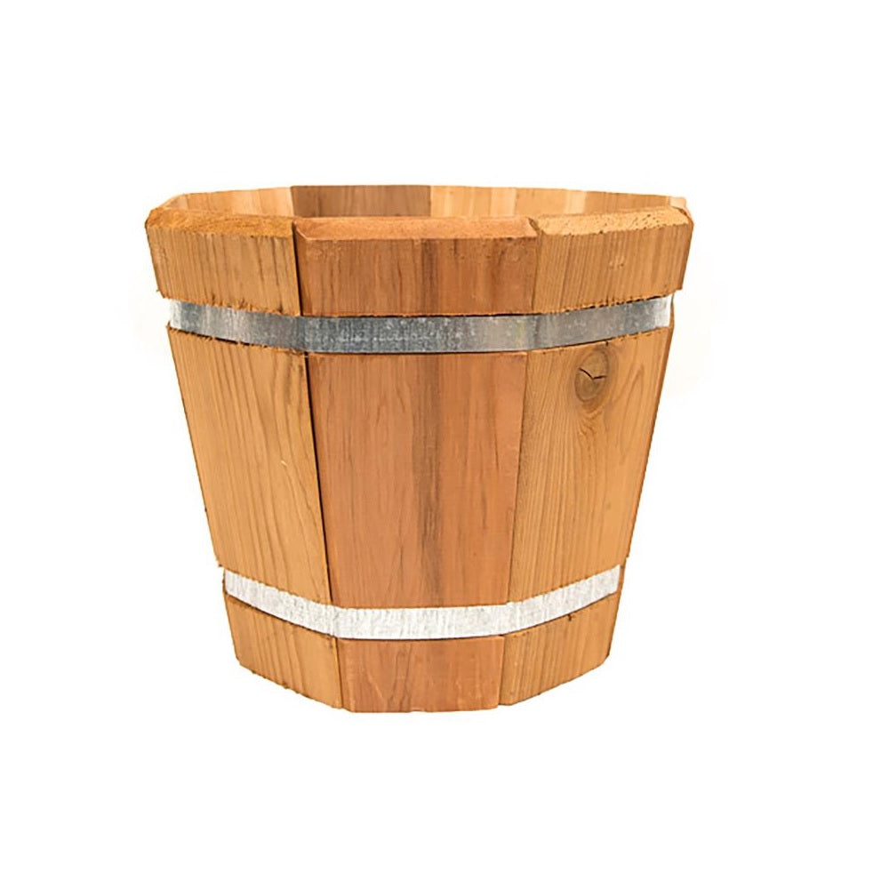 Real Wood Products G3030 Tub Planter, 15 Inch
