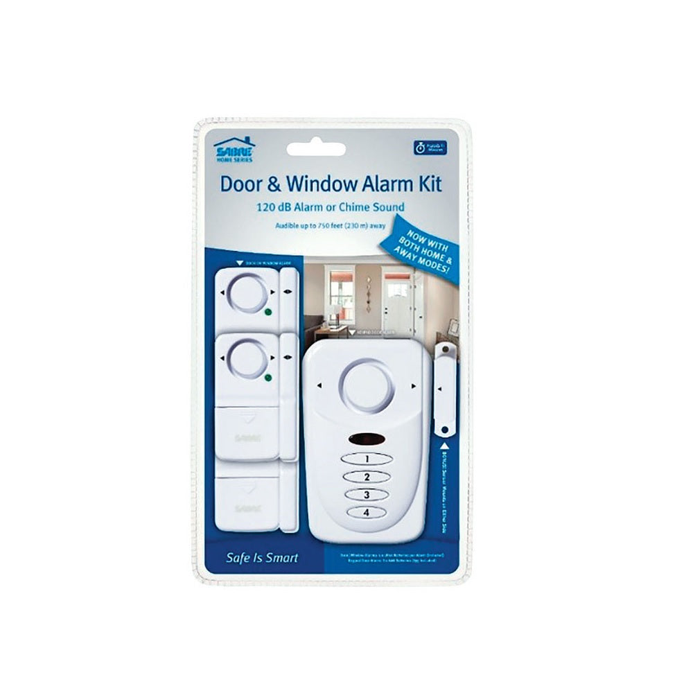 Sabre HS-WAK Door & Window Alarm Kit, Plastic, White