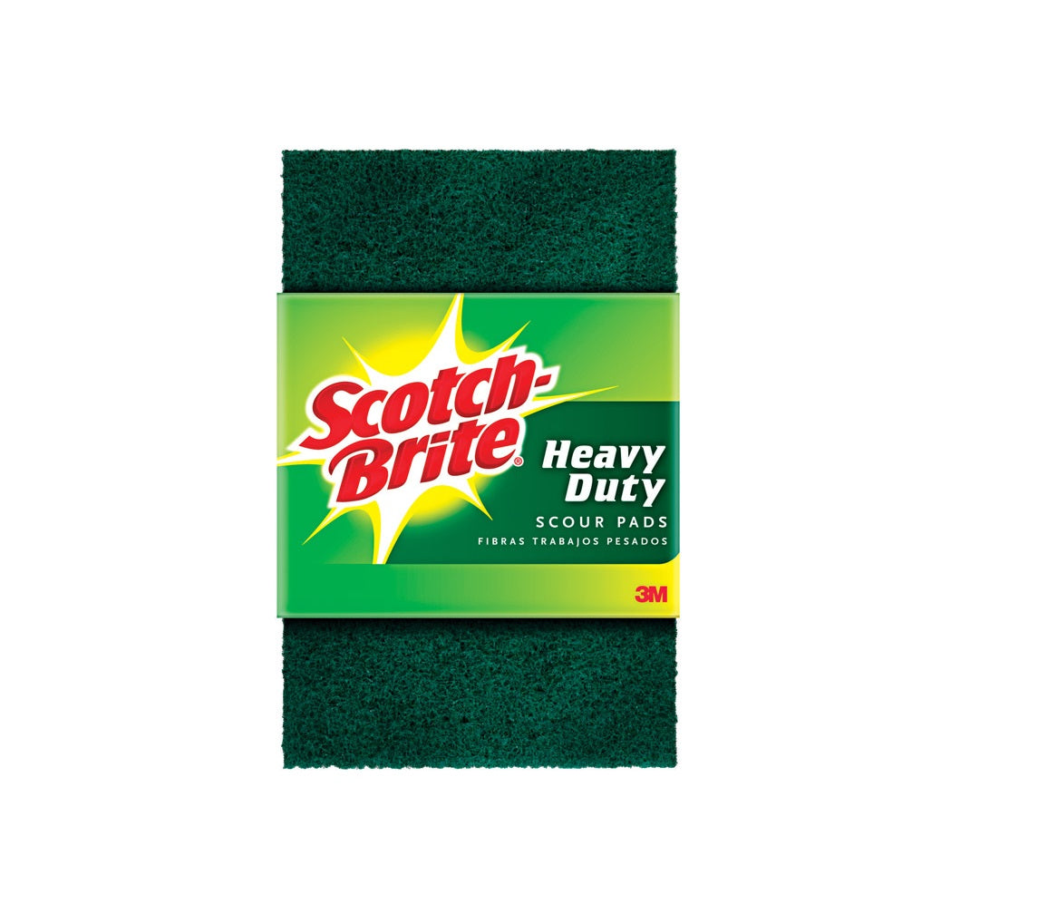 Scotch-Brite 220 Heavy Duty Scouring Pad, Synthetic Fibers