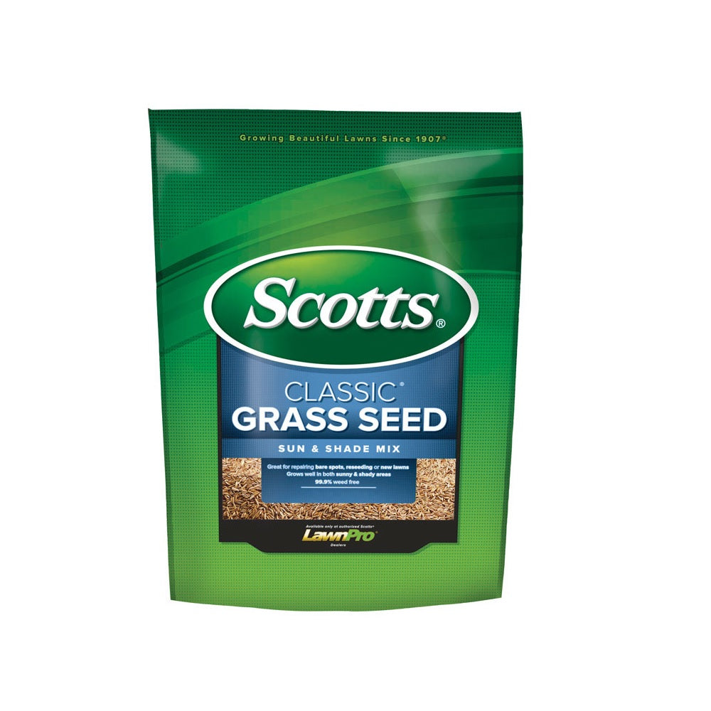 Scotts 17187 Classic Mixed Sun or Shade Grass Seed, 20 Lbs