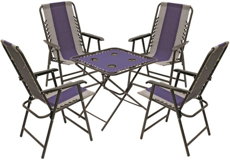 Seasonal Trends XF4301OX05FR1BKOX Table & Chair Set, 5 Piece